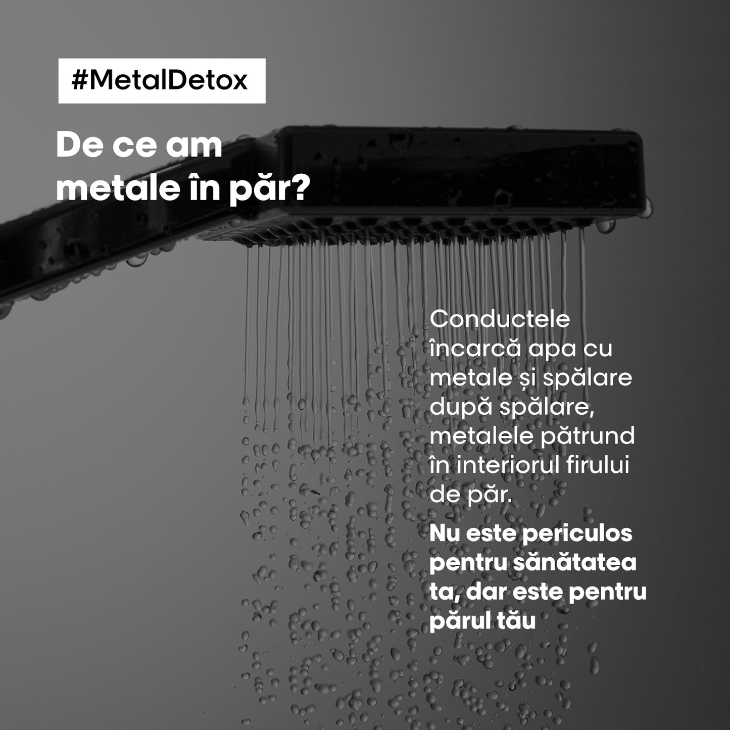 Masca de par L'Oréal Professionnel Serie Expert Metal Detox cu sistem de protectie anti-depunere a metalelor, toate tipurile de par decolorat, colorat sau balayage 250 ml