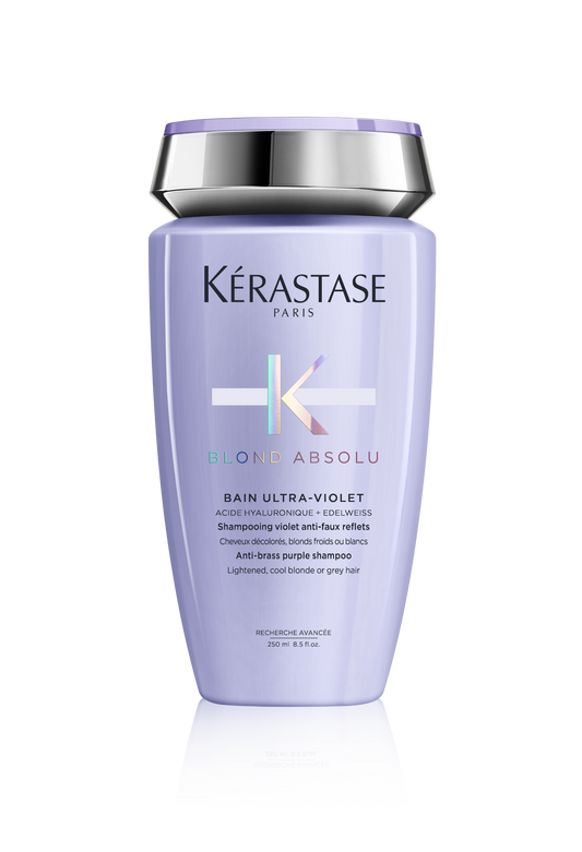 Șampon neutralizator - Kérastase Blond Absolu Bain Ultra-Violet - Neutralizarea tonurilor galbene - 250ml