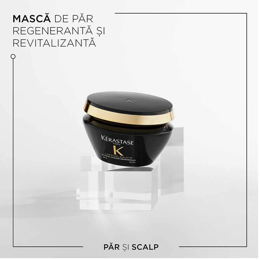 Mască regeneratoare pentru păr - Kérastase Chronologiste Masque Intense Regenerant - Regenerare și revitalizare intensă - 200ml