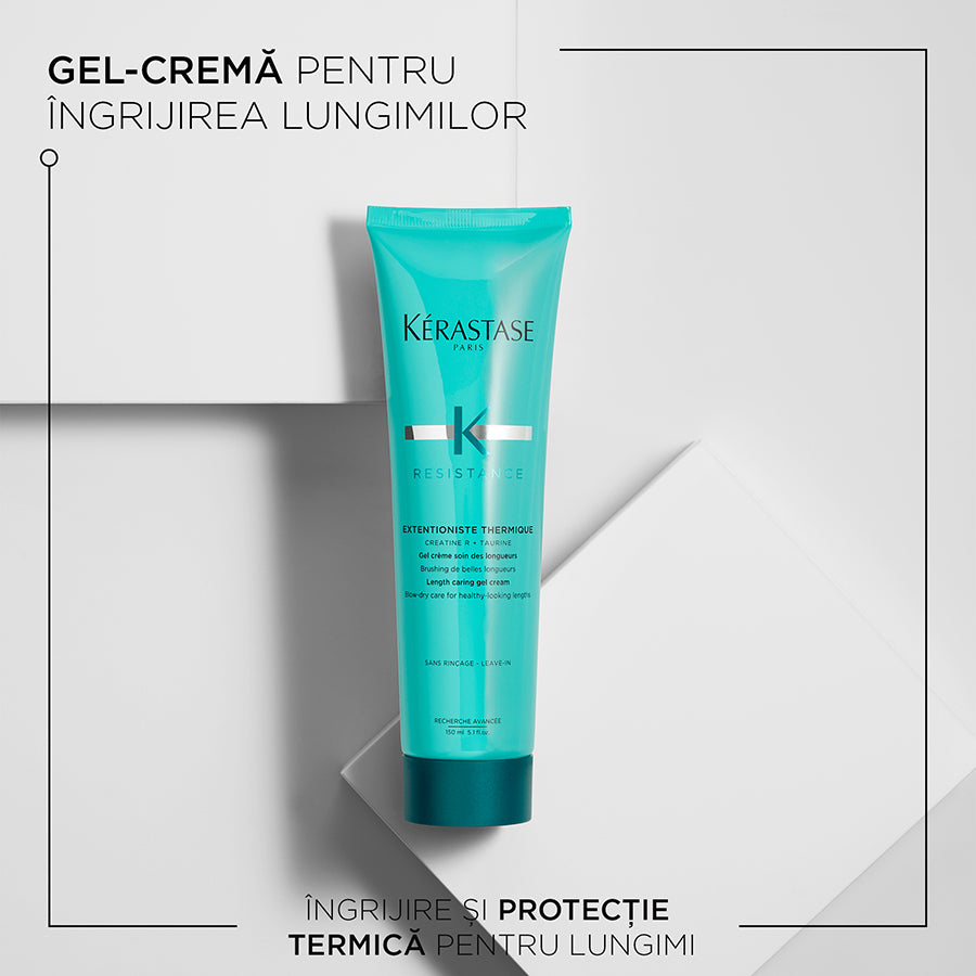 Cremă leave-in cu protecție termică - Kérastase Extentioniste Thermique - Fortificare și protecție pentru lungimi - 150ml