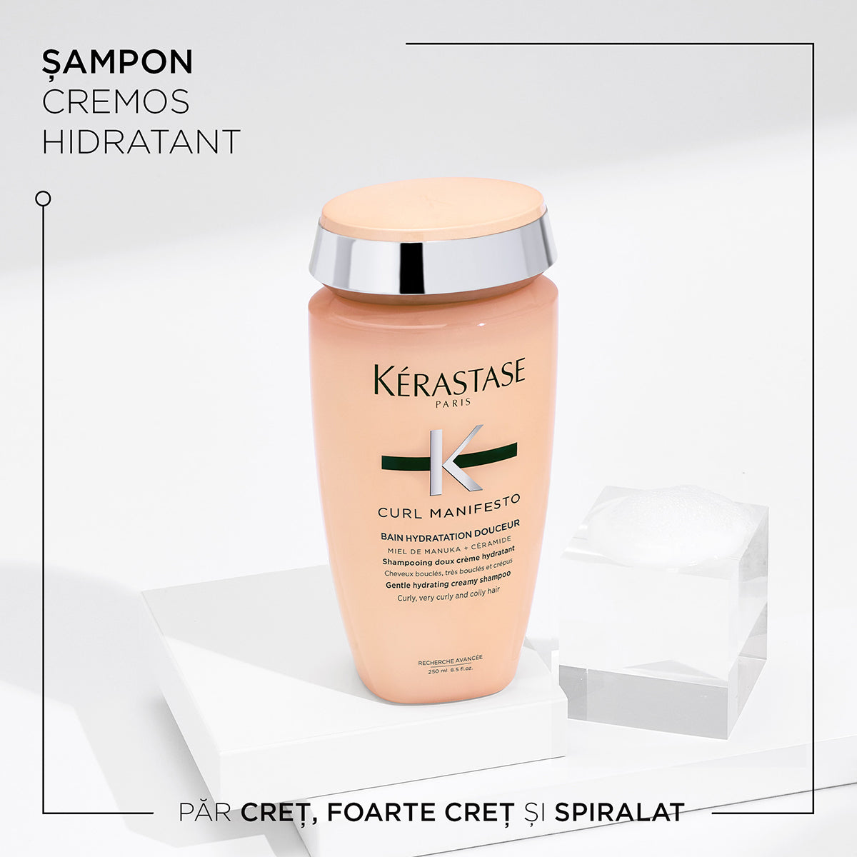 Sampon hidratant pentru par cret - Kerastase Curl Manifesto Bain Hydration Douceur 250ml