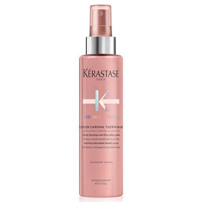 Antioxidant Thermo-Protective Serum - Kérastase Chroma Absolu Sérum Chroma Thermique - Heat Protection and Anti-Frizz for Color-Treated Hair - 150ml