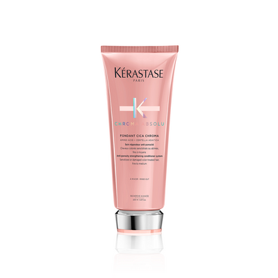 Anti-Porosity Repairing Conditioner - Kérastase Chroma Absolu Fondant Cica Chroma - Repair and Anti-Porosity Protection - 200ml