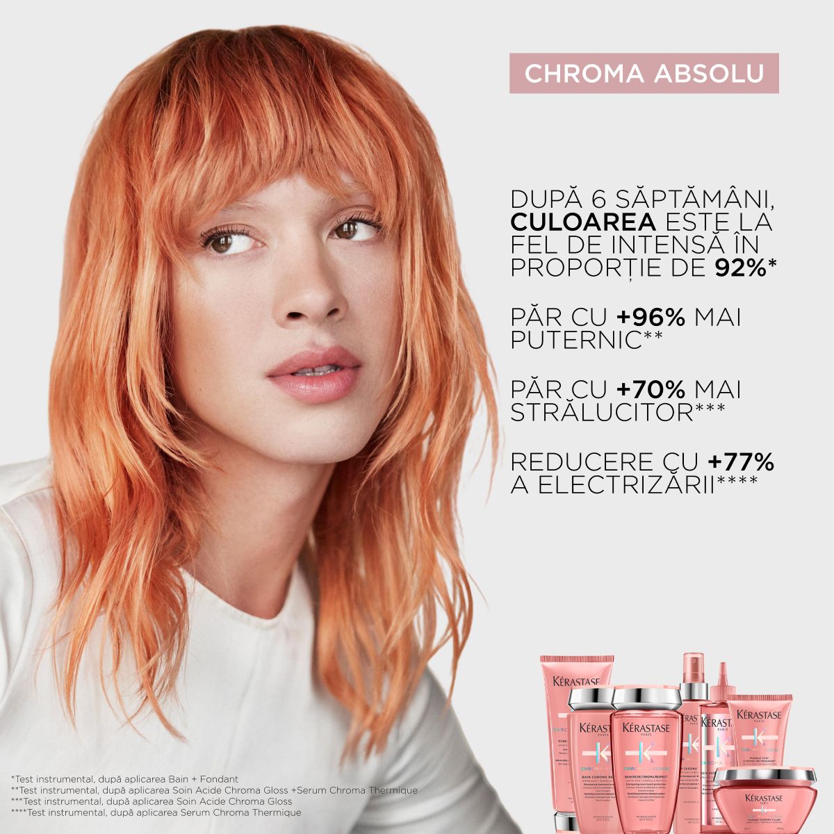Sampon pentru păr vopsit - Kerastase Chroma Absolu Bain Chroma Respect - pentru pentru toate tipurile de par vopsit, reîncărcabil 500ml
