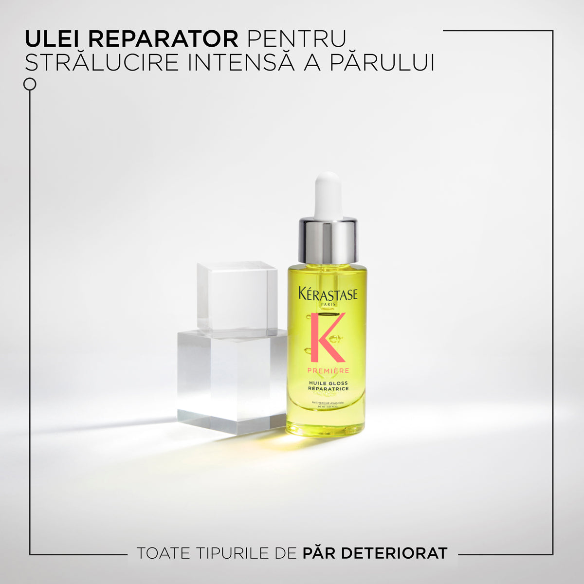 Ulei Reparator - Kerastase Premiere Huile Gloss Reparatrice - Reparare și Strălucire - 30ml