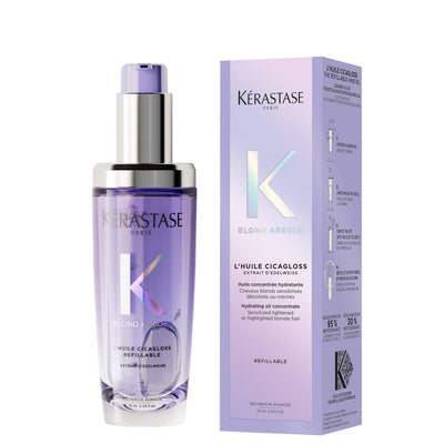 Refillable Blonde Hair Oil - Kerastase Blond Absolu L'Huile Cicagloss 75ml