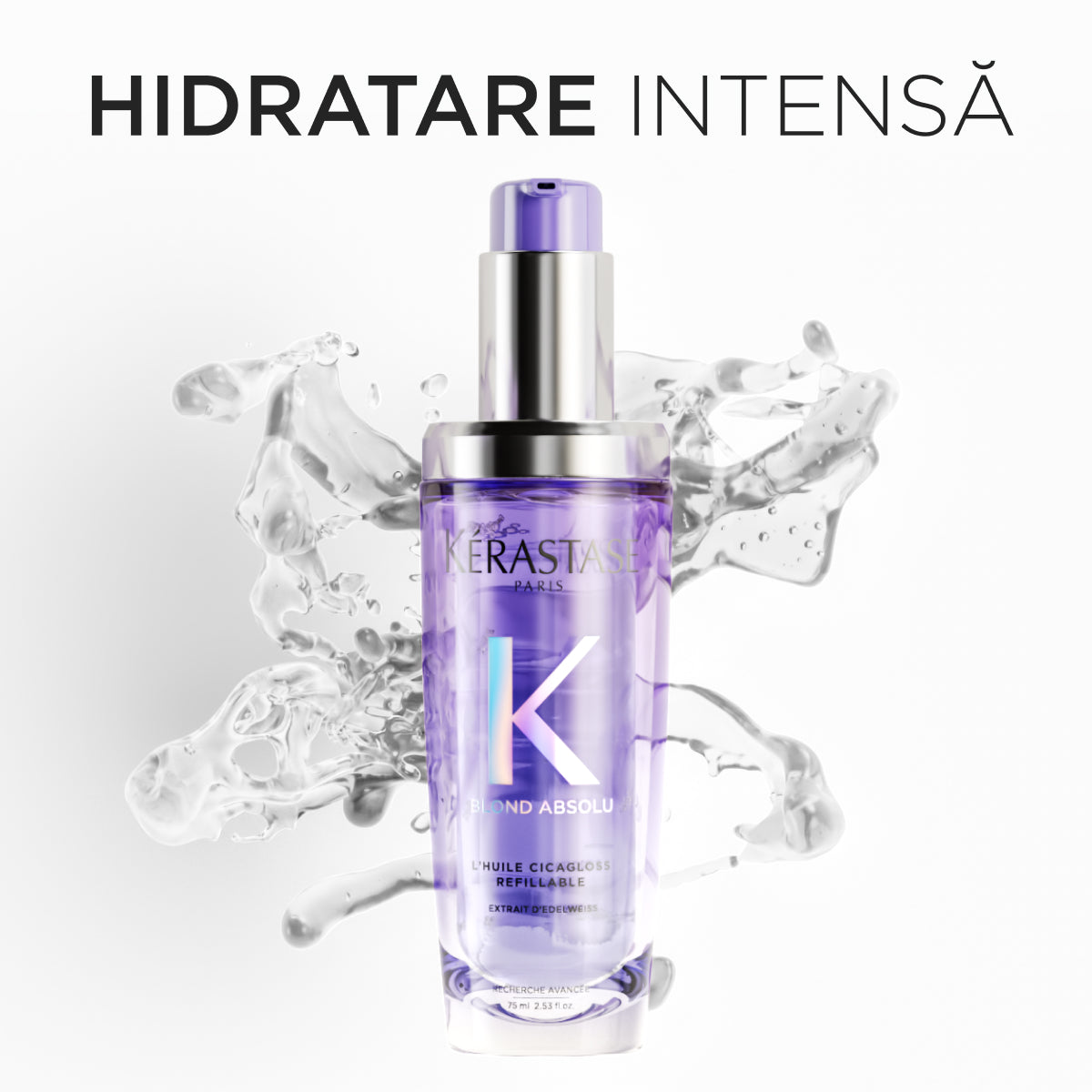 Ulei Pentru Par Blond Reincarcabil - Kerastase Blond Absolu L'Huile Cicagloss 75ml