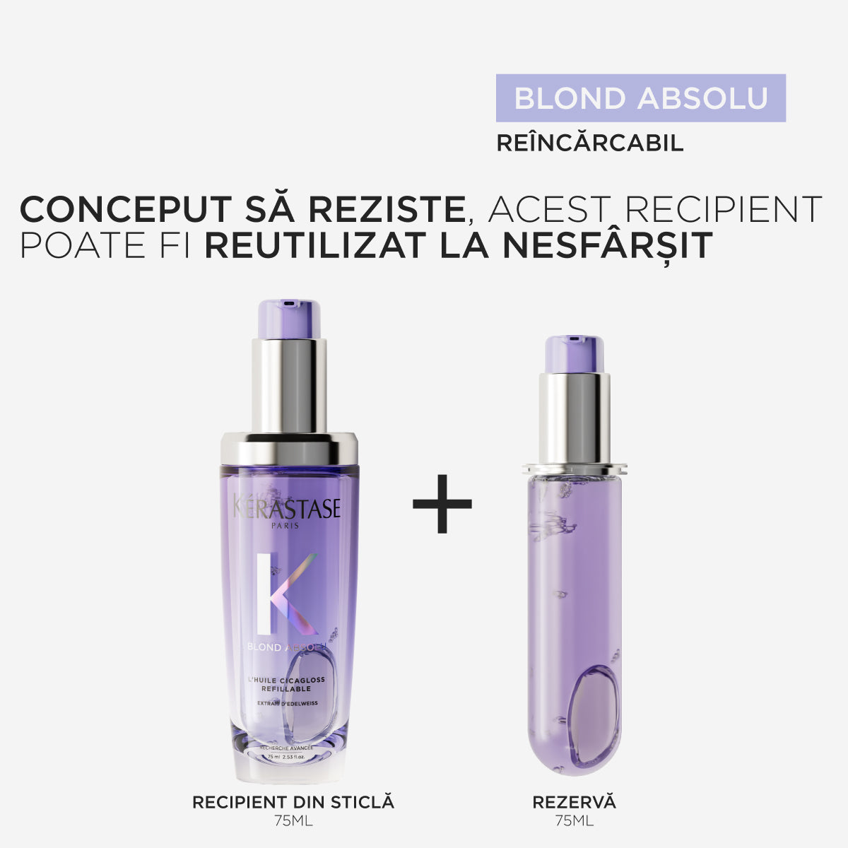 Ulei Pentru Par Blond Reincarcabil - Kerastase Blond Absolu L'Huile Cicagloss 75ml