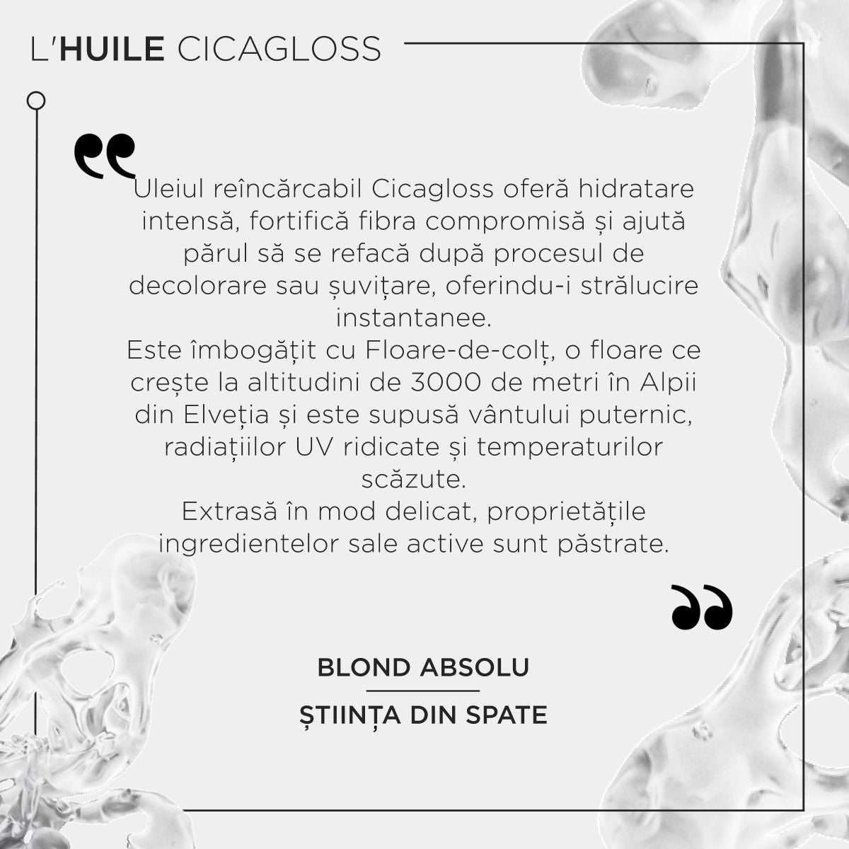 Ulei Pentru Par Blond Reincarcabil - Kerastase Blond Absolu L'Huile Cicagloss 75ml