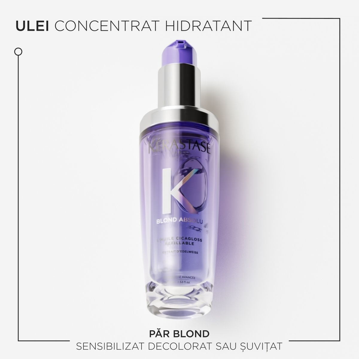 Ulei Pentru Par Blond Reincarcabil - Kerastase Blond Absolu L'Huile Cicagloss 75ml
