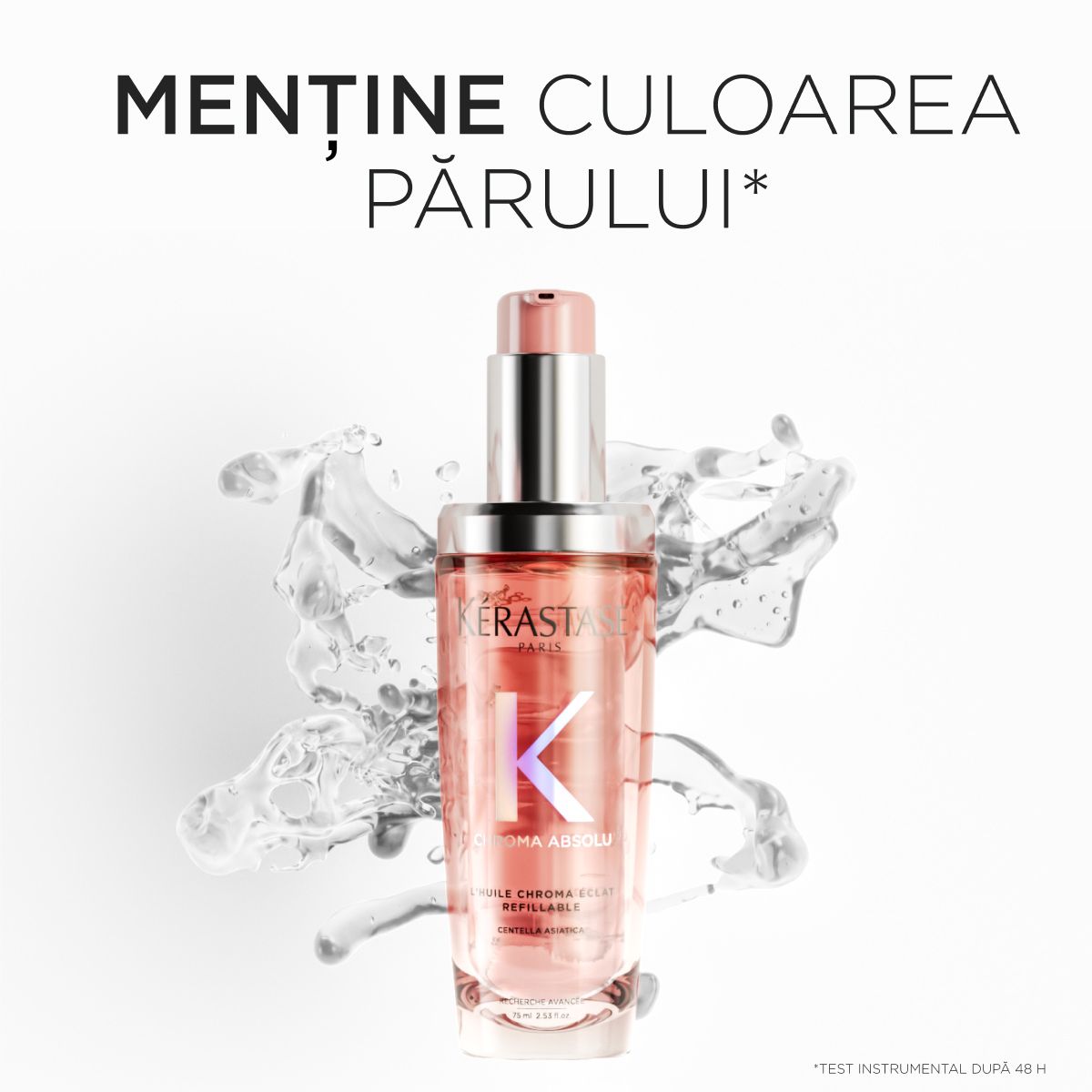 Rezerva Ulei de par Pentru Stralucire - Kerastase Chroma Absolu L'Huile Chroma Eclat 75ml