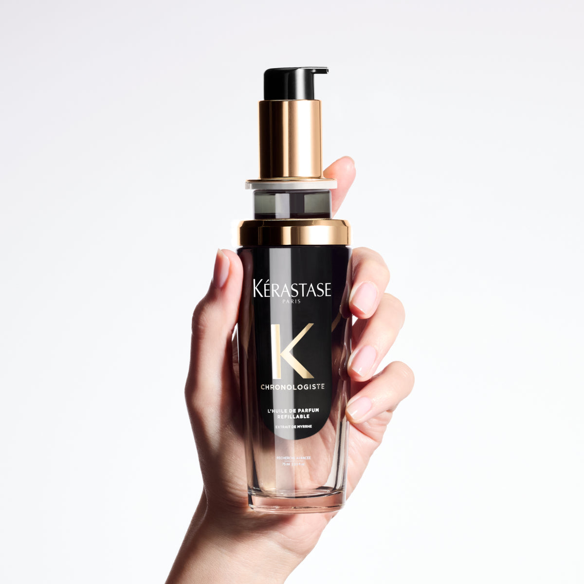 Ulei de păr reîncărcabil - Kerastase Chronologiste Huile de Parfum - ulei parfuma de păr revitalizează și hidratează 75ml