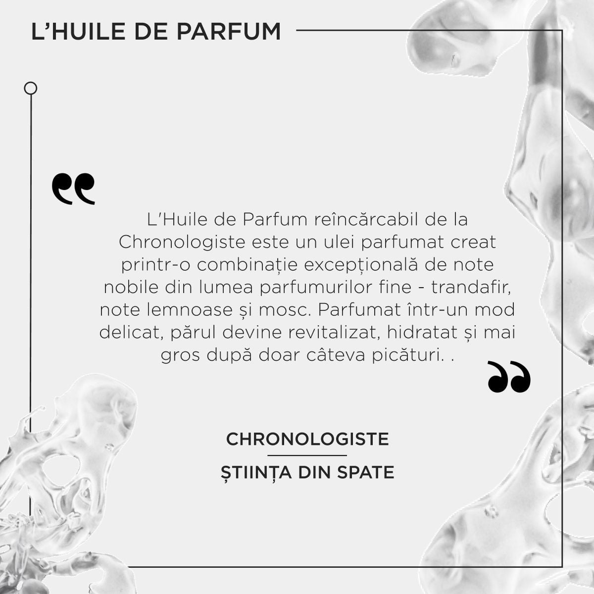 Ulei de păr reîncărcabil - Kerastase Chronologiste Huile de Parfum - ulei parfuma de păr revitalizează și hidratează 75ml