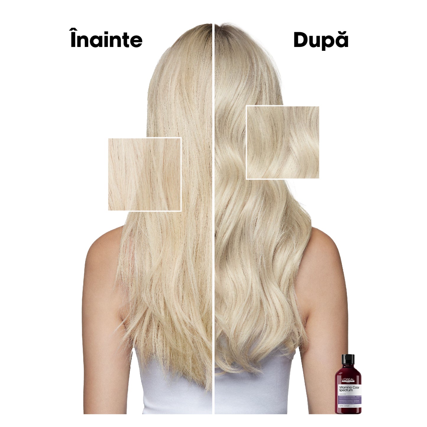 Sampon L’Oreal Professionnel SE Vitamino Color Spectrum Purple, pentru neutralizarea tonurilor de galben, 300ml