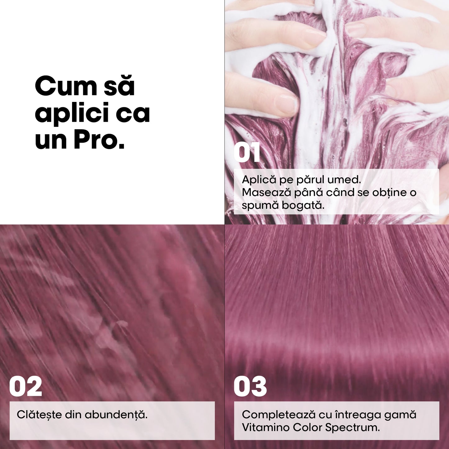 Sampon L’Oreal Professionnel SE Vitamino Color Spectrum Purple, pentru neutralizarea tonurilor de galben, 300ml