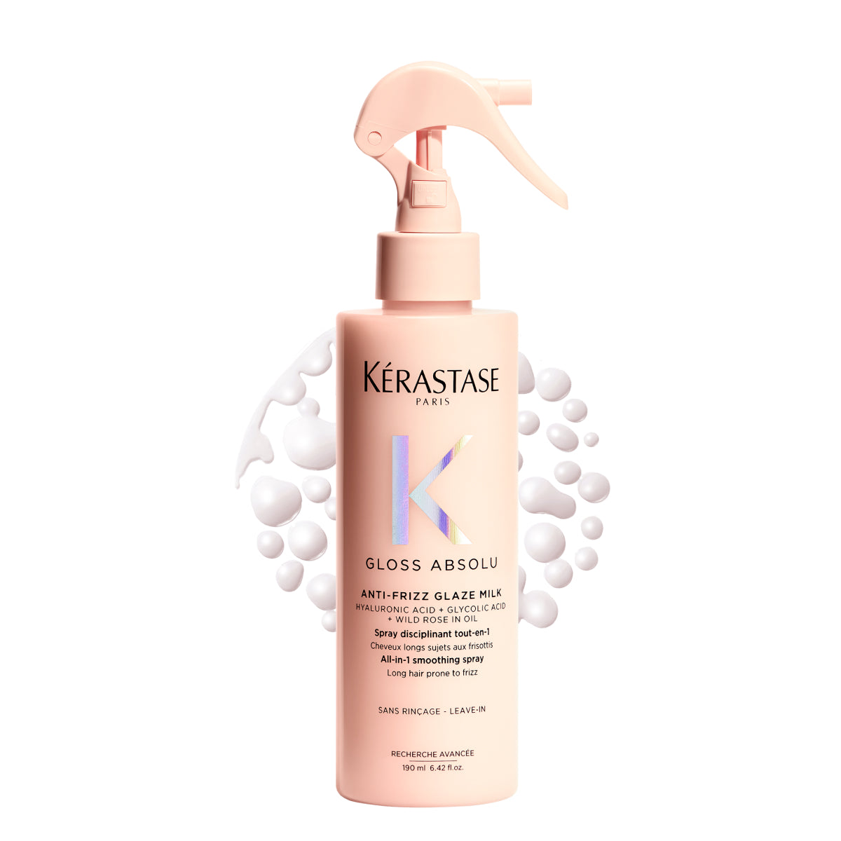 Spray multifunctional pentru par lung, predispus la electrizare Kerastase Gloss Absolu Glaze Milk Spray190 ml