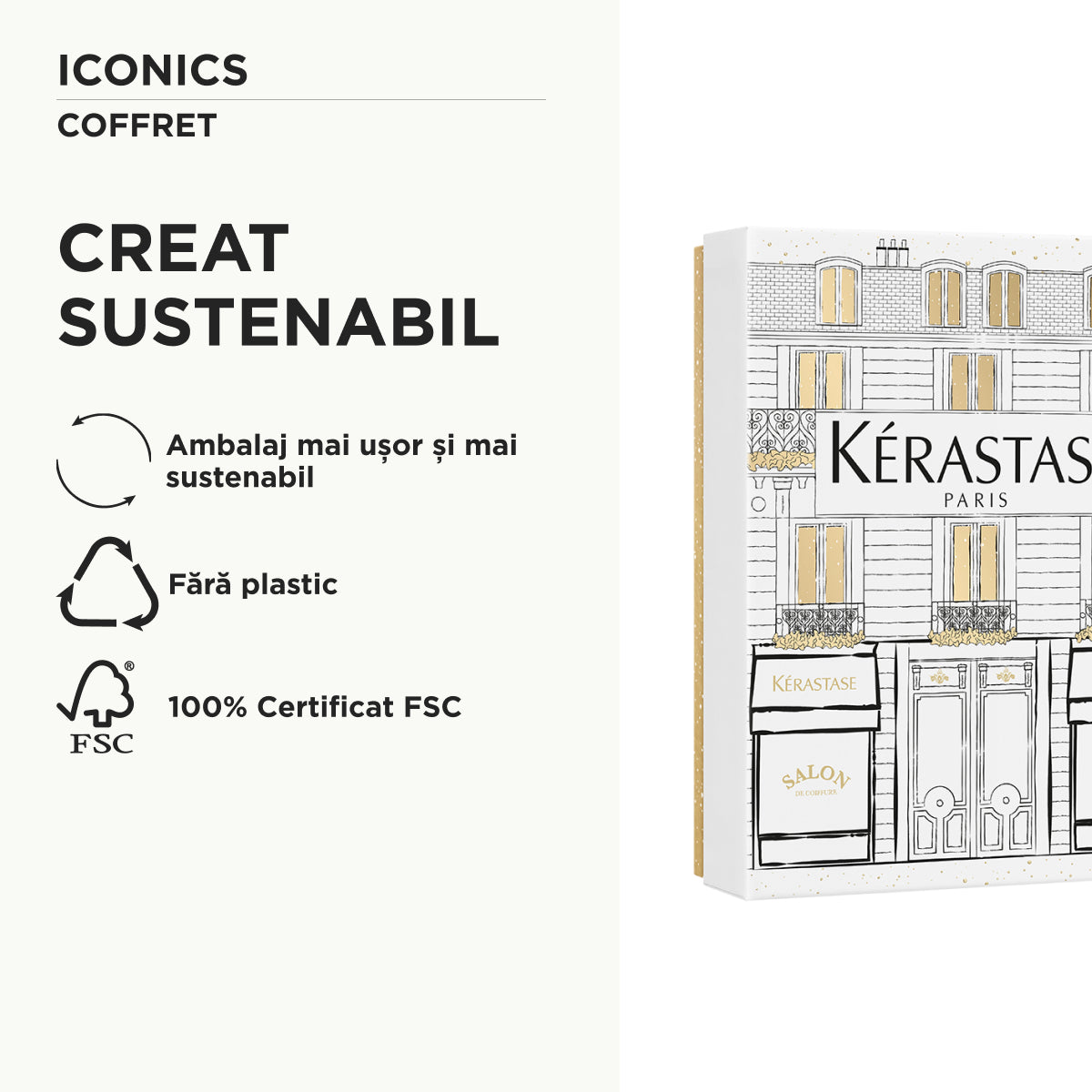 Set Kérastase Iconics Holidays 2025, hidratare si stralucire, Duo pentru zi si noapte
