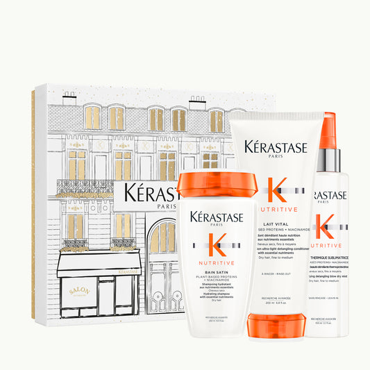 Set Kérastase Nutritive Fondant Holidays 2025, ritual de ingrijire pentru hranirea parului uscat