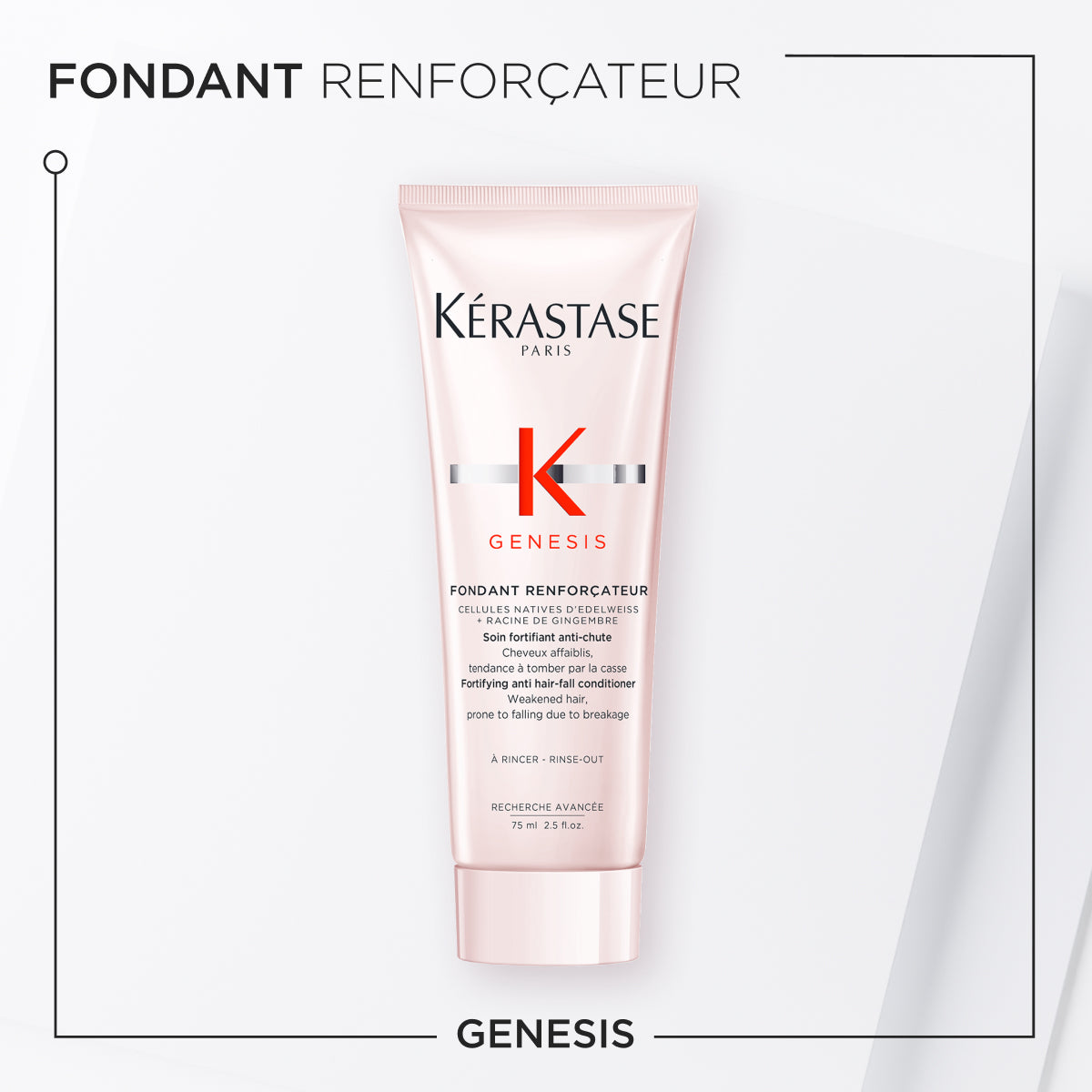 Balsam fortifiant pentru par slabit predispus la cadere Kérastase Genesis Fondant Renforçateur, 75 ml