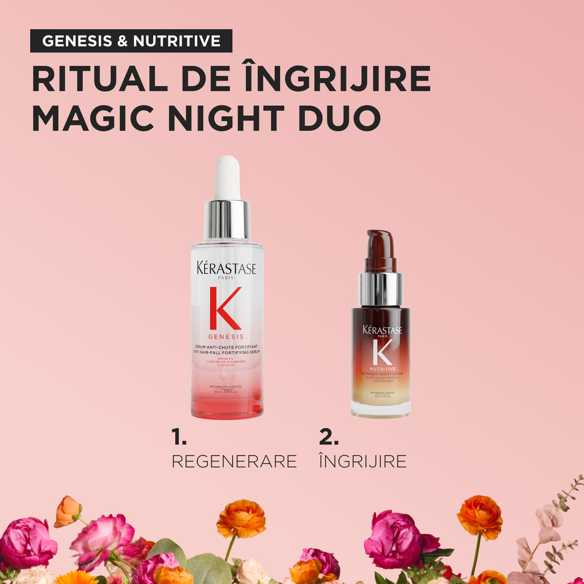 Kérastase Genesis Magic Night Duo Spring 2026 Set – Night Ritual for Intense Hydration and Anti-Hair Loss