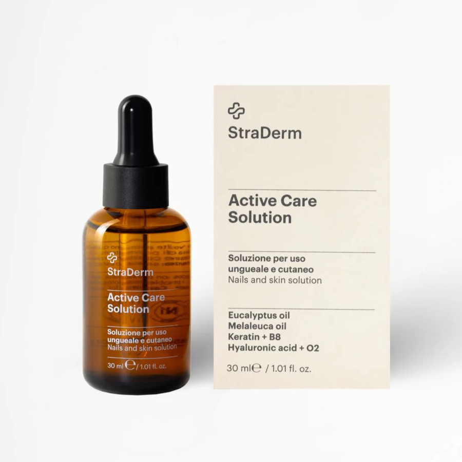 Tratament Pentru Unghii si Piele antimicotic, antibacterian, antiinflamator StraDerm Active Care Solution, 30ml