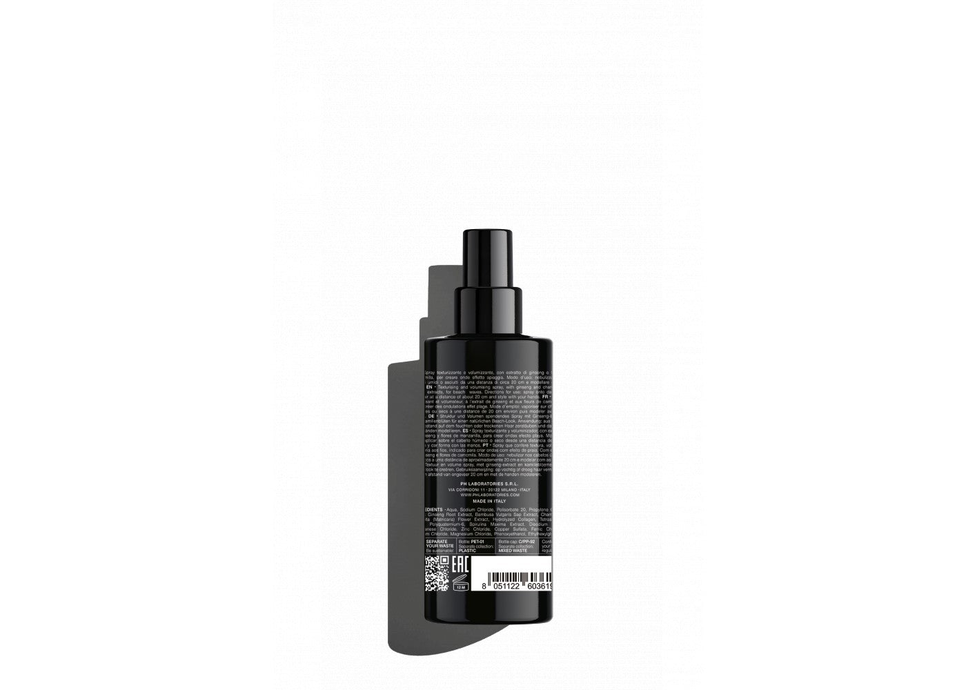 Spray texturant cu sare de mare pH Laboratories STYLE & FINISH SEA SALT SPRAY, 200 ML