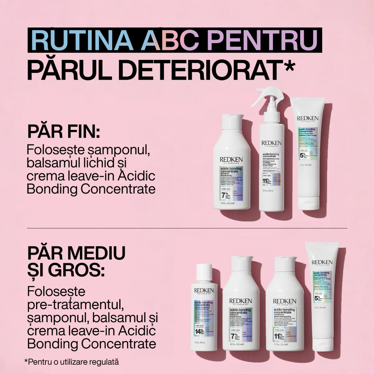 Tratament leave-in intens hranitor - Redken Acidic Perfecting Concentrate - Reparație pentru păr deteriorat - 150ml