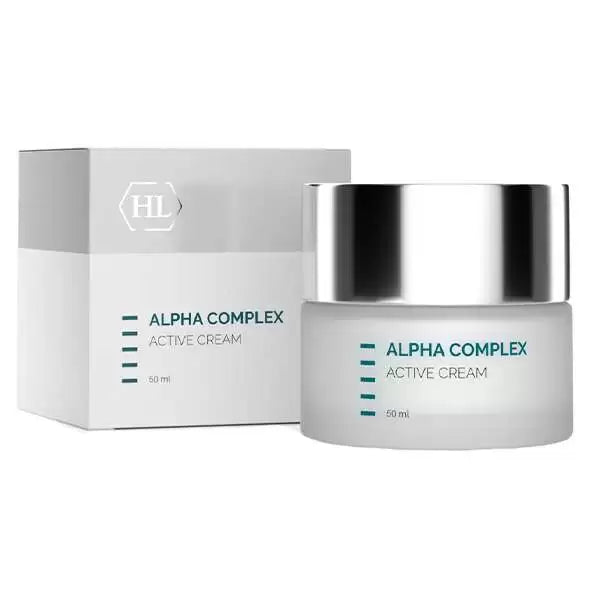 Cremă de noapte cu acizi alfahidroxi - HolyLand Always Active Alpha Complex Active Cream - Exfoliere și regenerare - 50ml