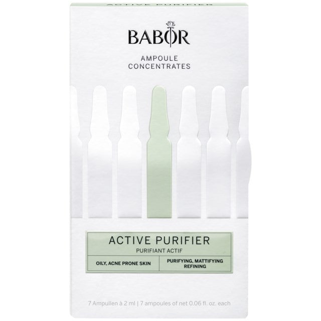 Babor Active Purifier Ampoule – Ampoules for acne-prone and impure skin, purification and sebum control 7x2ml