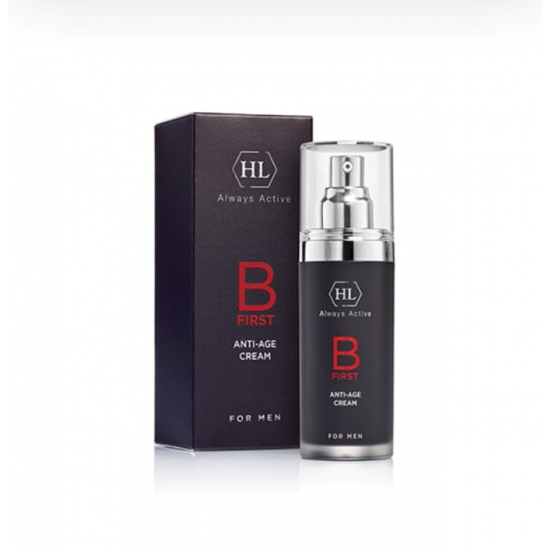 Cremă anti-îmbătrânire pentru bărbați - Holy Land B First - Fermitate și hidratare pentru pielea matură