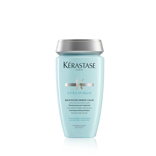 Șampon - Kerastase Specifique Dermocalm Bain Riche - Pentru Scalp Sensibil și Păr Uscat - 250ml