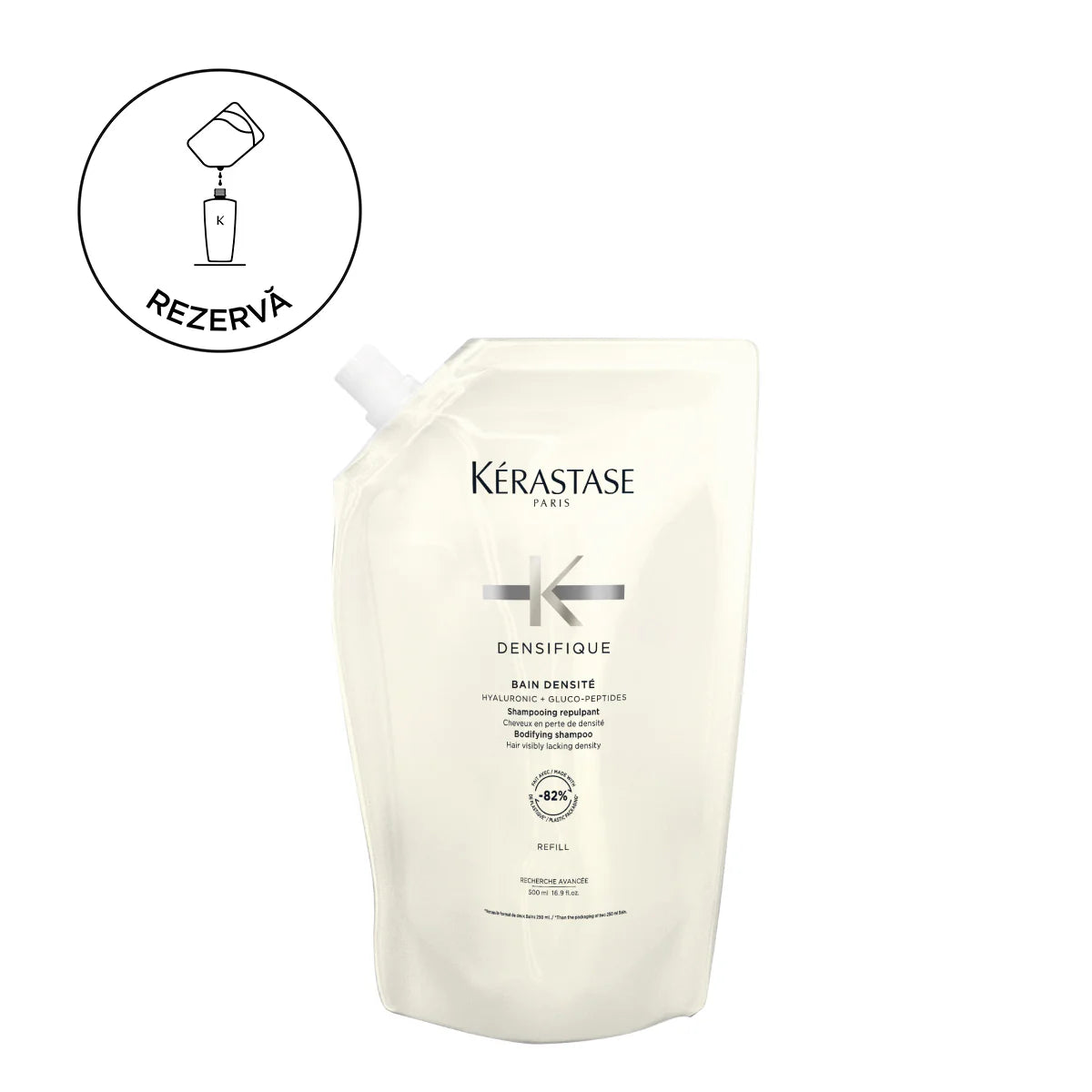 Rezervă șampon pentru densitate - Kérastase Densifique Bain Densite, 500ml