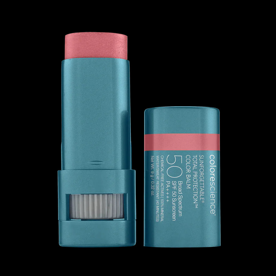 Balsam colorat pentru față cu protecție SPF 50 - Colorescience Sunforgettable® Total Protection® Color Balm - Nuanța Pink Sky - 9g