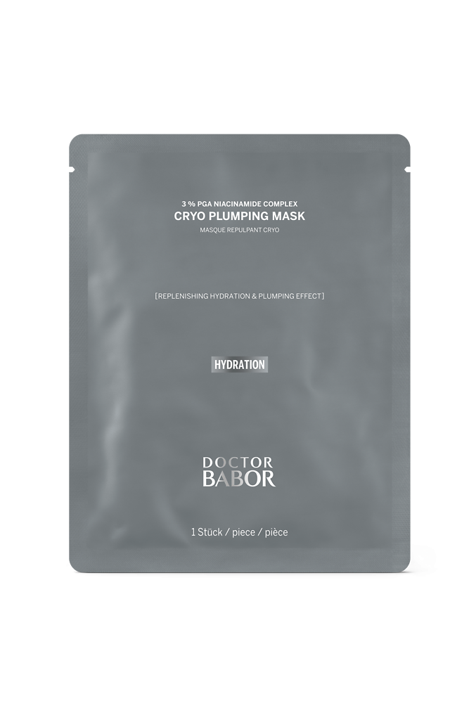 Mască facială hidratantă și răcoritoare - BABOR Hydration Cryo Plumping Mask - Hidratează și revitalizează pielea deshidratată - 1 buc