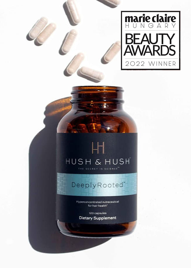 Supliment Hiper Concentrat pentru Sănătatea Părului Hush & Hush DeeplyRooted 120 Capsule