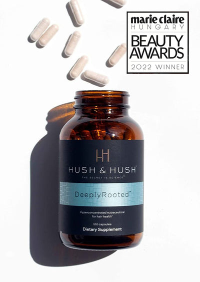 Supliment pentru densitatea părului — HUSH&HUSH DeeplyRooted 120 capsule
