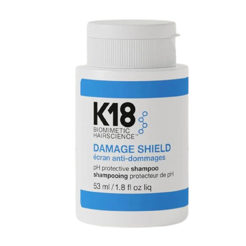 Sampon pentru par deteriorat K18 Damage Shield PH protective shampoo 53ml travel sive