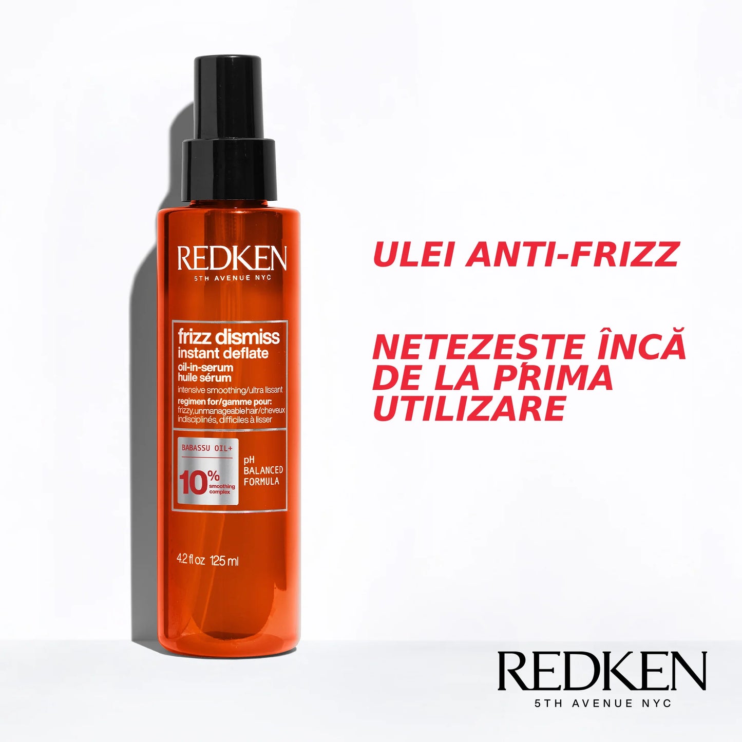 Ser Anti-electrizare Redken Frizz Dismiss Oil in serum 125ml
