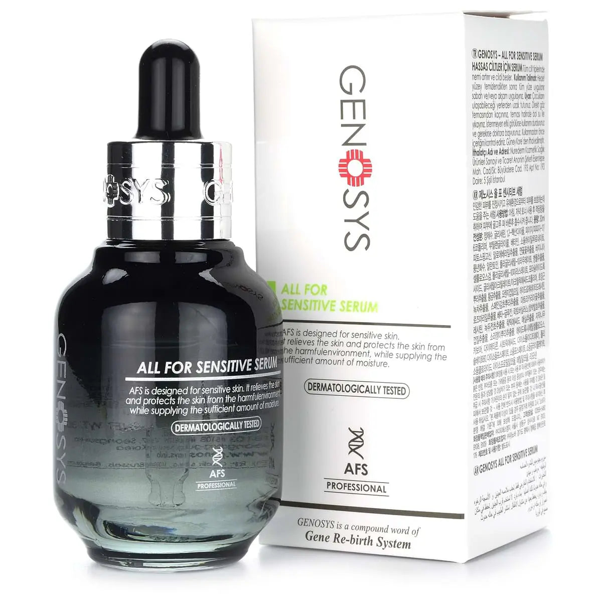 Genosys All For Sensitive Serum – Serum for Sensitive Skin, Soothing and Hydrating (30ml)
