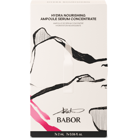 Set fiole pentru hidratare si hranire, Babor X Hanna Schonwald Hydra Nourishing Ampoule Serum Concentrate 7 x 2ml