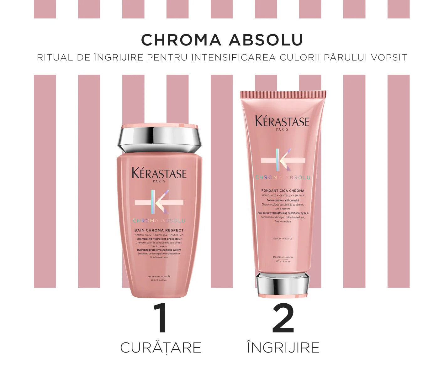 Kerastase Chroma Absolu Fondant Spring 2025 - Set Pentru Par Vopsit