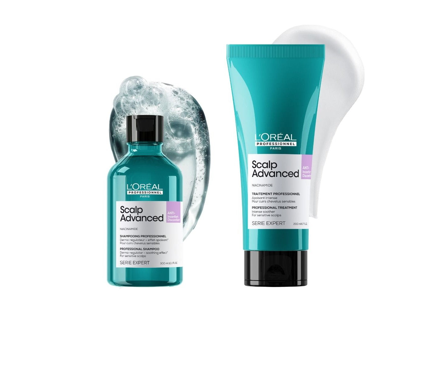 Sampon pentru scalp sensibil L’Oreal Professionnel Serie Expert Scalp Advanced, cu niacinamide 300ml