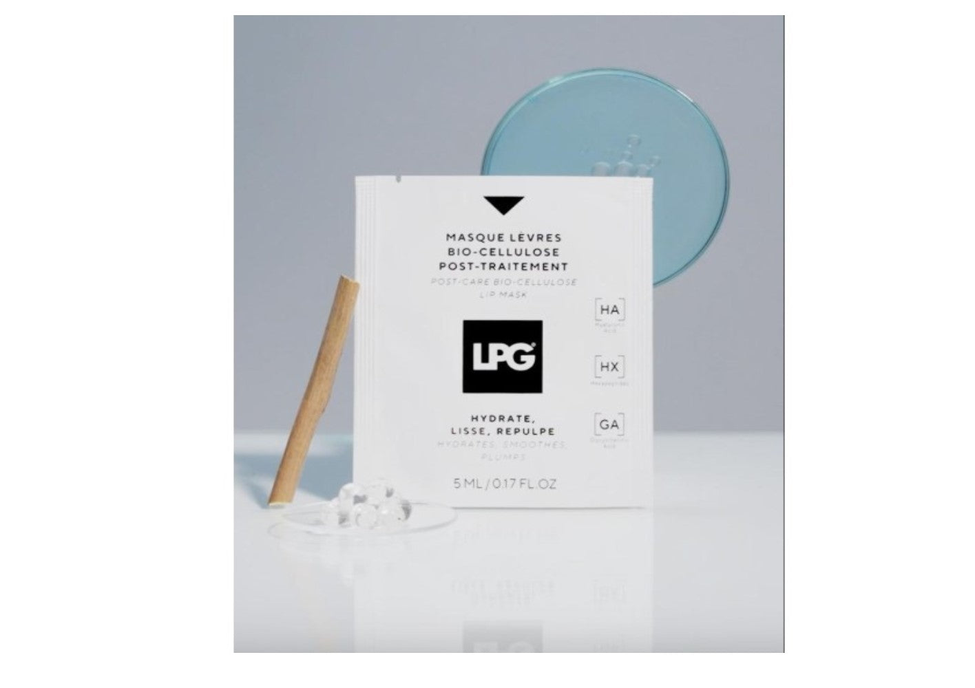 Masca de buze LPG Masque Levres Bio-Cellulose Post-Treatment, hidrateaza, umple, netezeste