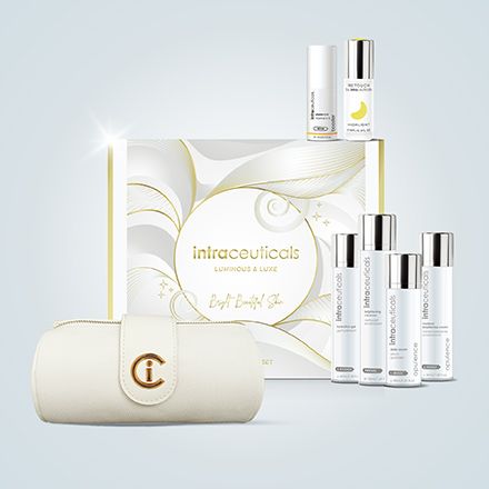 Set Cadou Intraceuticals - Luminous and Luxe Deluxe Gift Set, reda luminozitatea tenului