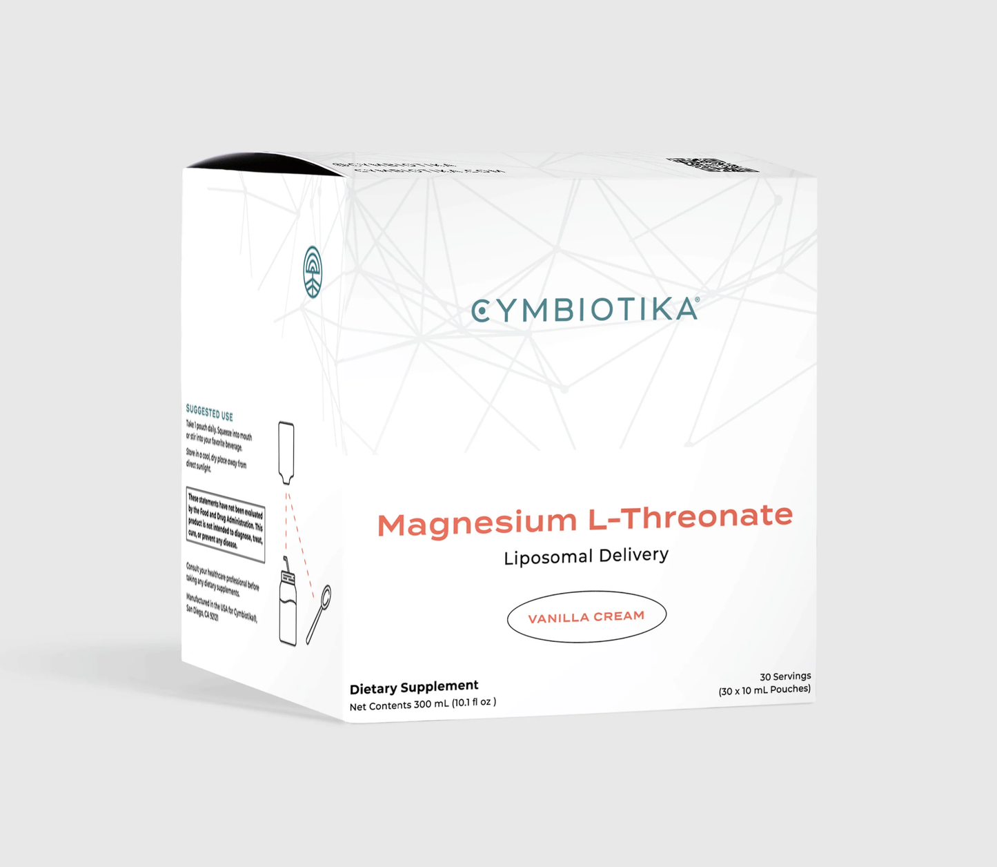 Magneziu L-Treonat Liposomal Cymbiotika Aromă Vanilie