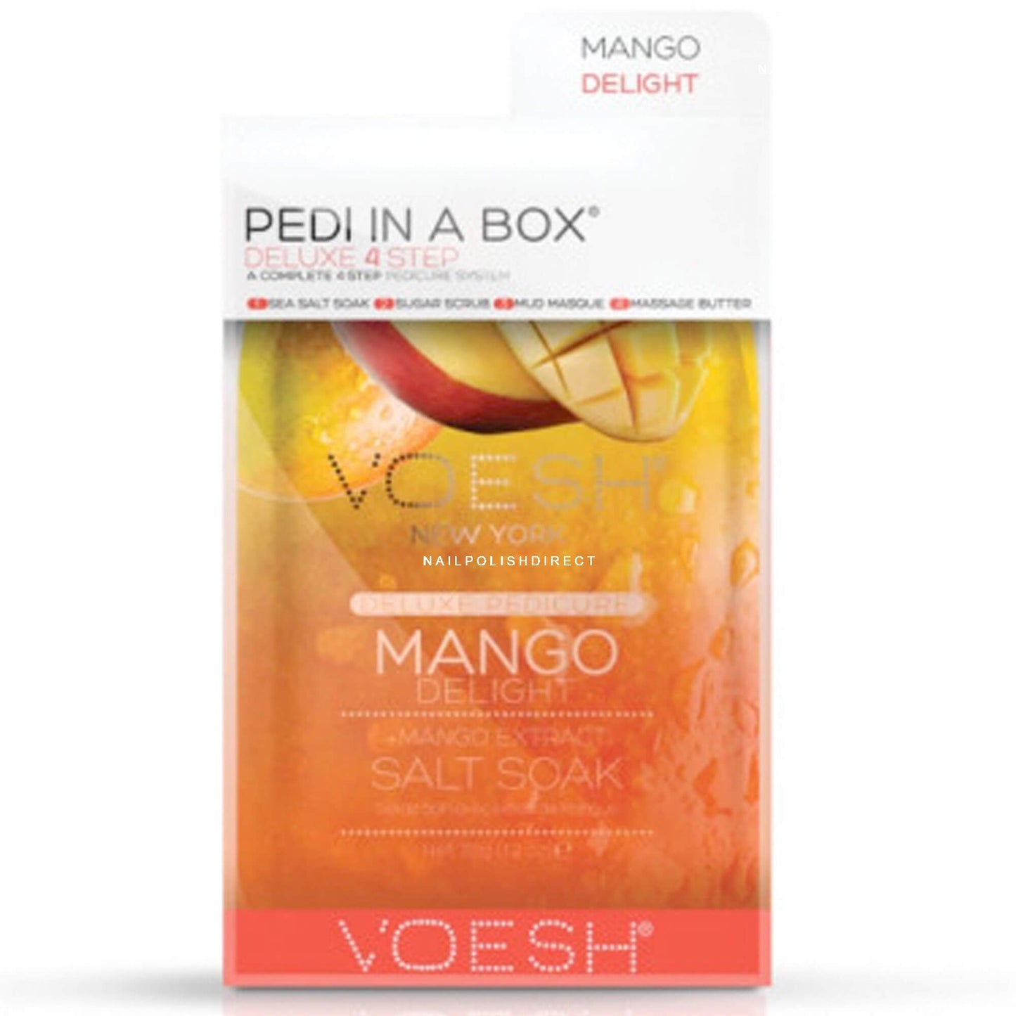 Voesh Pedi In A Box - Mango Delight