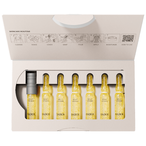 Fiole concentrate vitamine și energie pentru ten obosit — Babor Ampoule Concentrates Multi Vitamin 7×2ml
