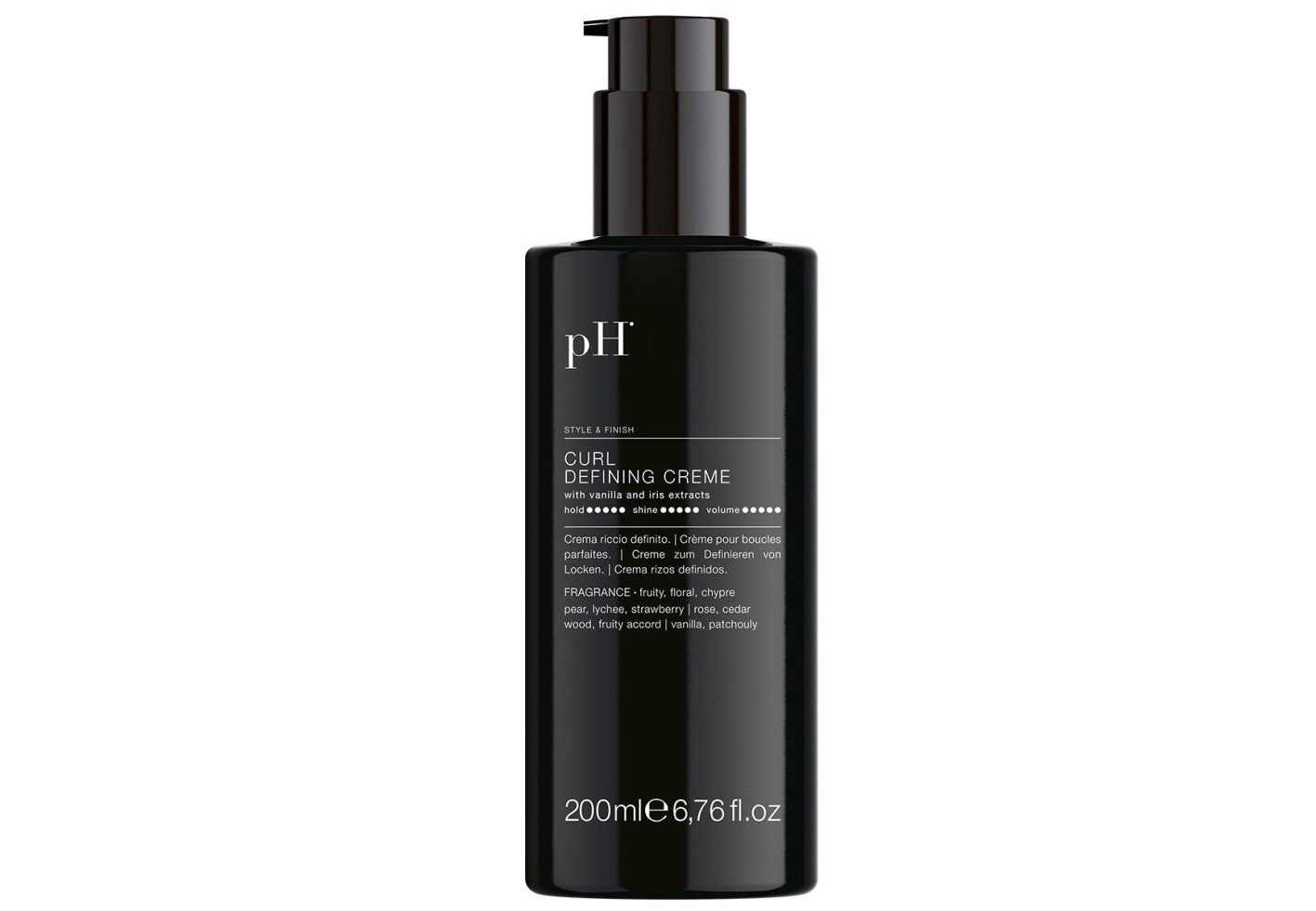 Crema pentru definire bucle Curl Defining Cream, pH Laboratories, 200 ml