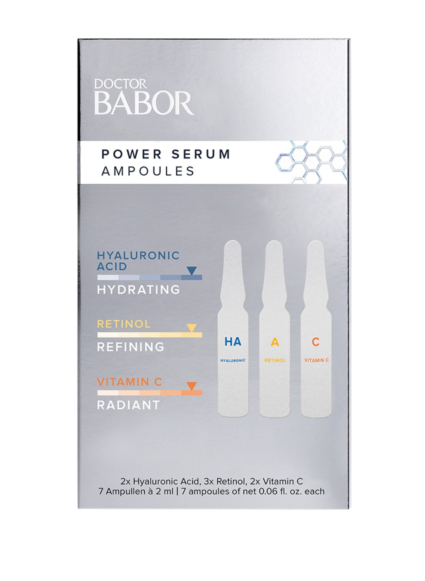 Fiole tratament - DOCTOR BABOR POWER SERUM AMPOULES - Regenerare și hidratare