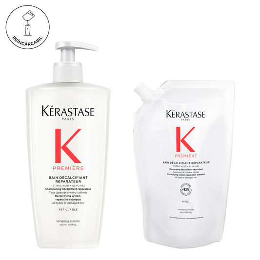 Set Kerastase Premiere Sampon Bain Decalcifiant Reparateur 500ml + rezerva 500ml